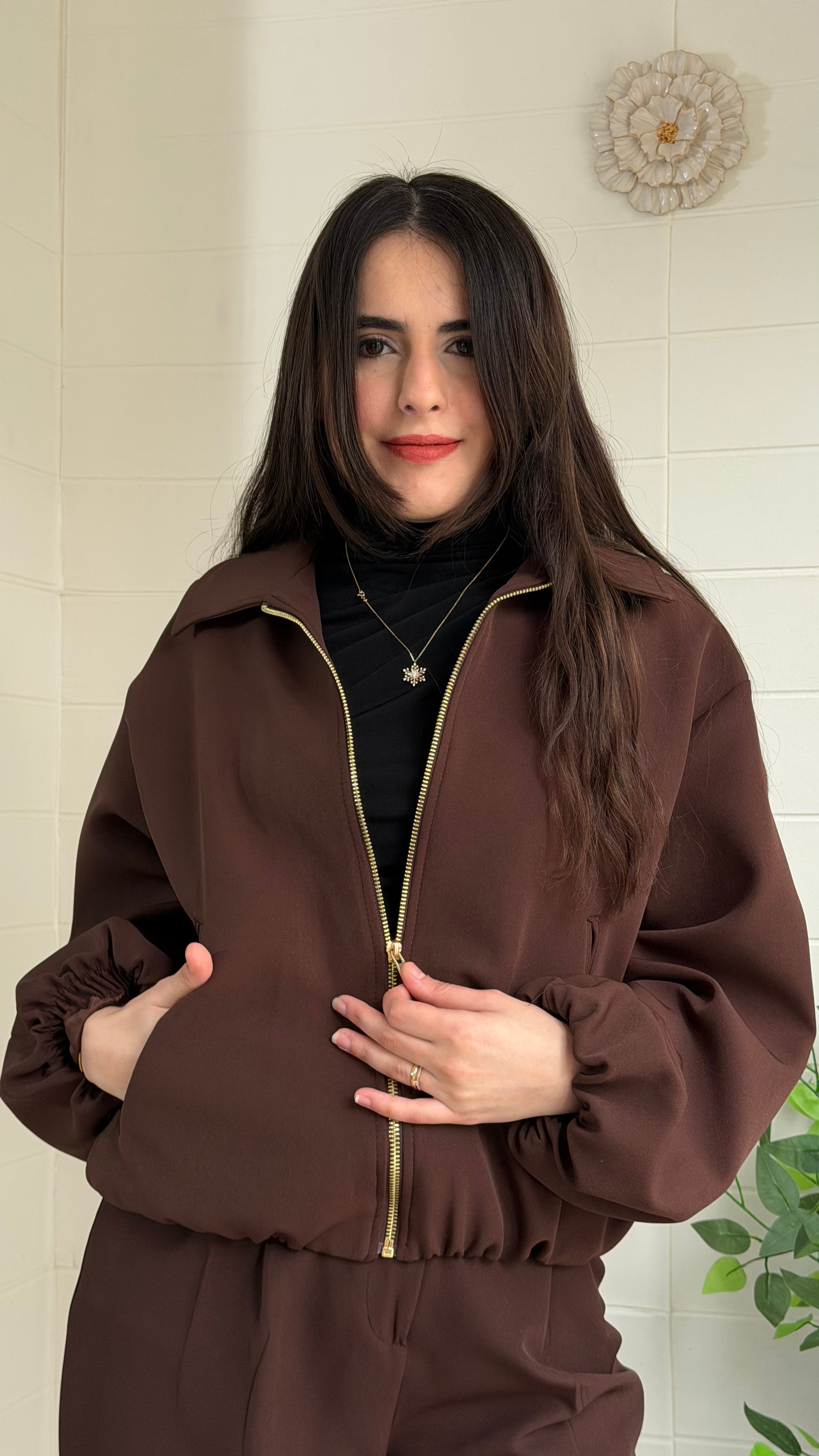 Duble Bel Kol Lastikli Mont