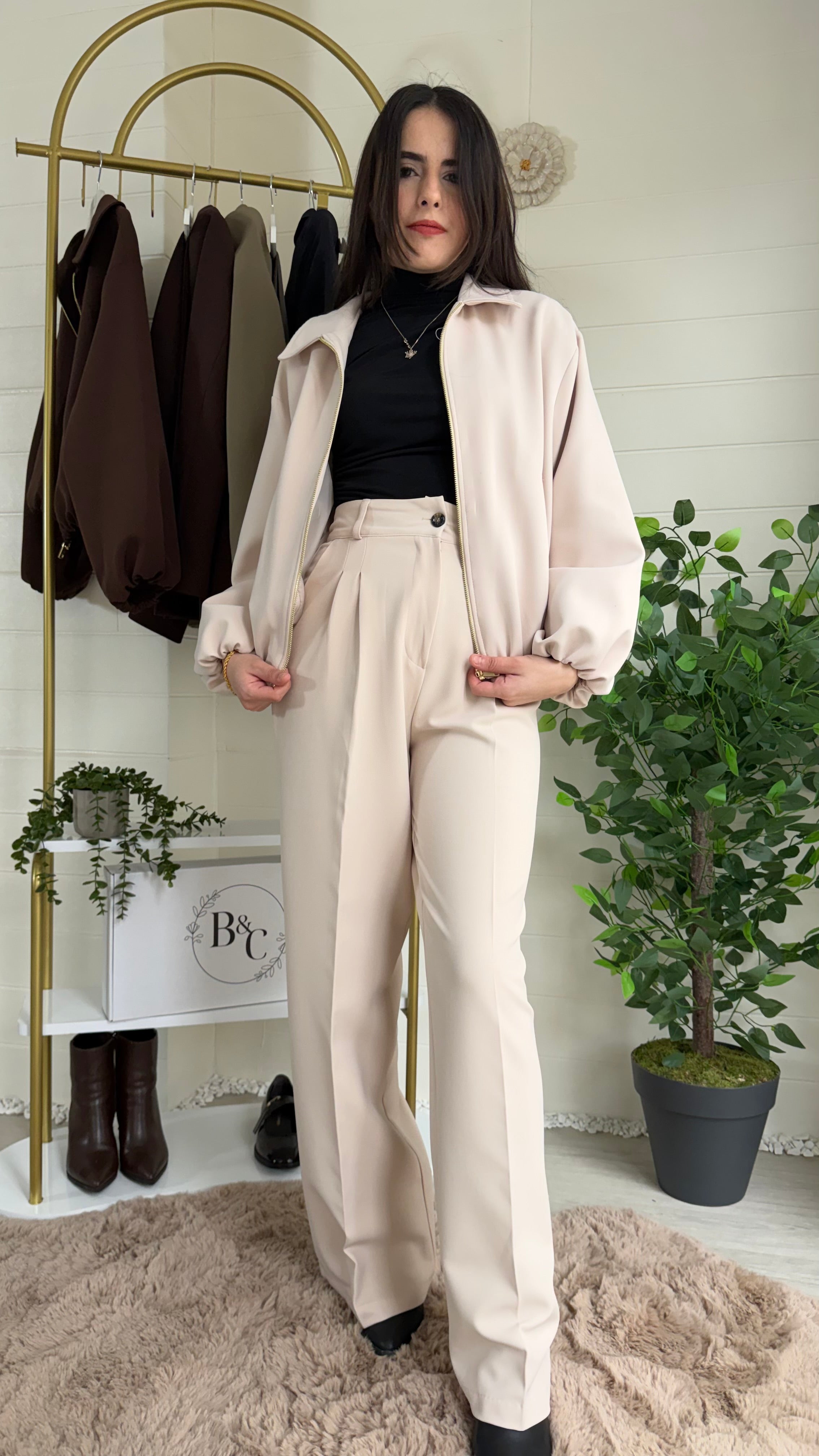 Duble Bel Kol Lastikli Mont