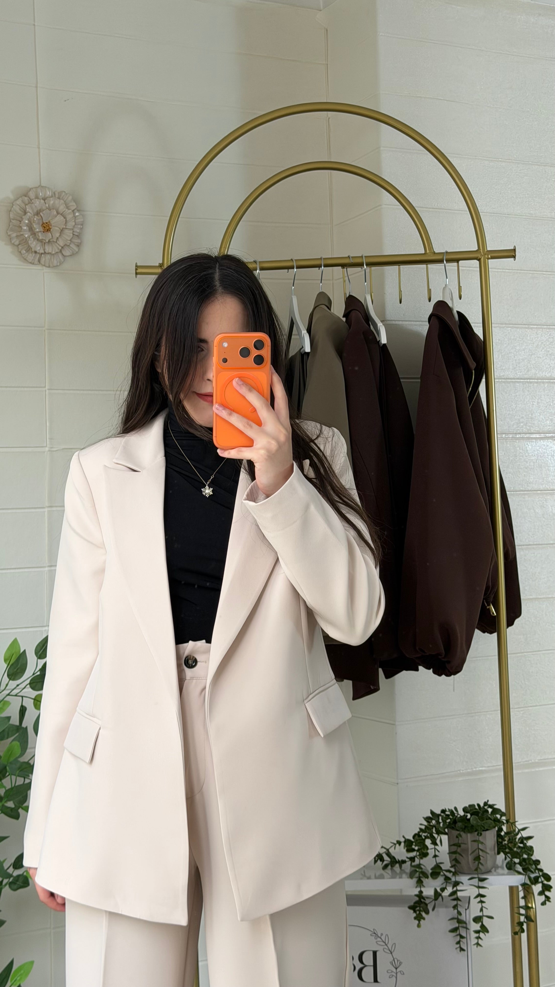 Astarı Çizgili Ceket