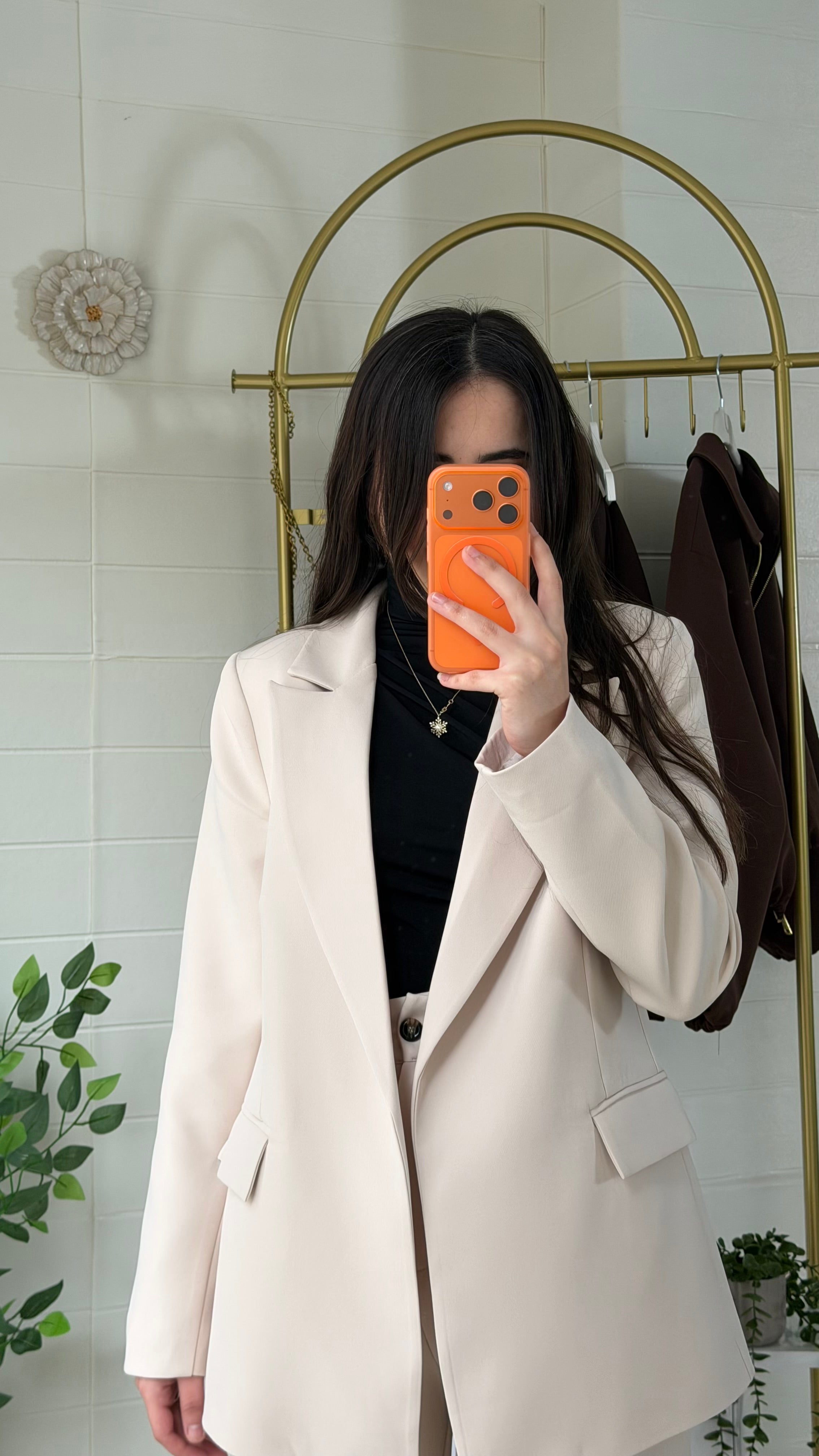 Astarı Çizgili Ceket