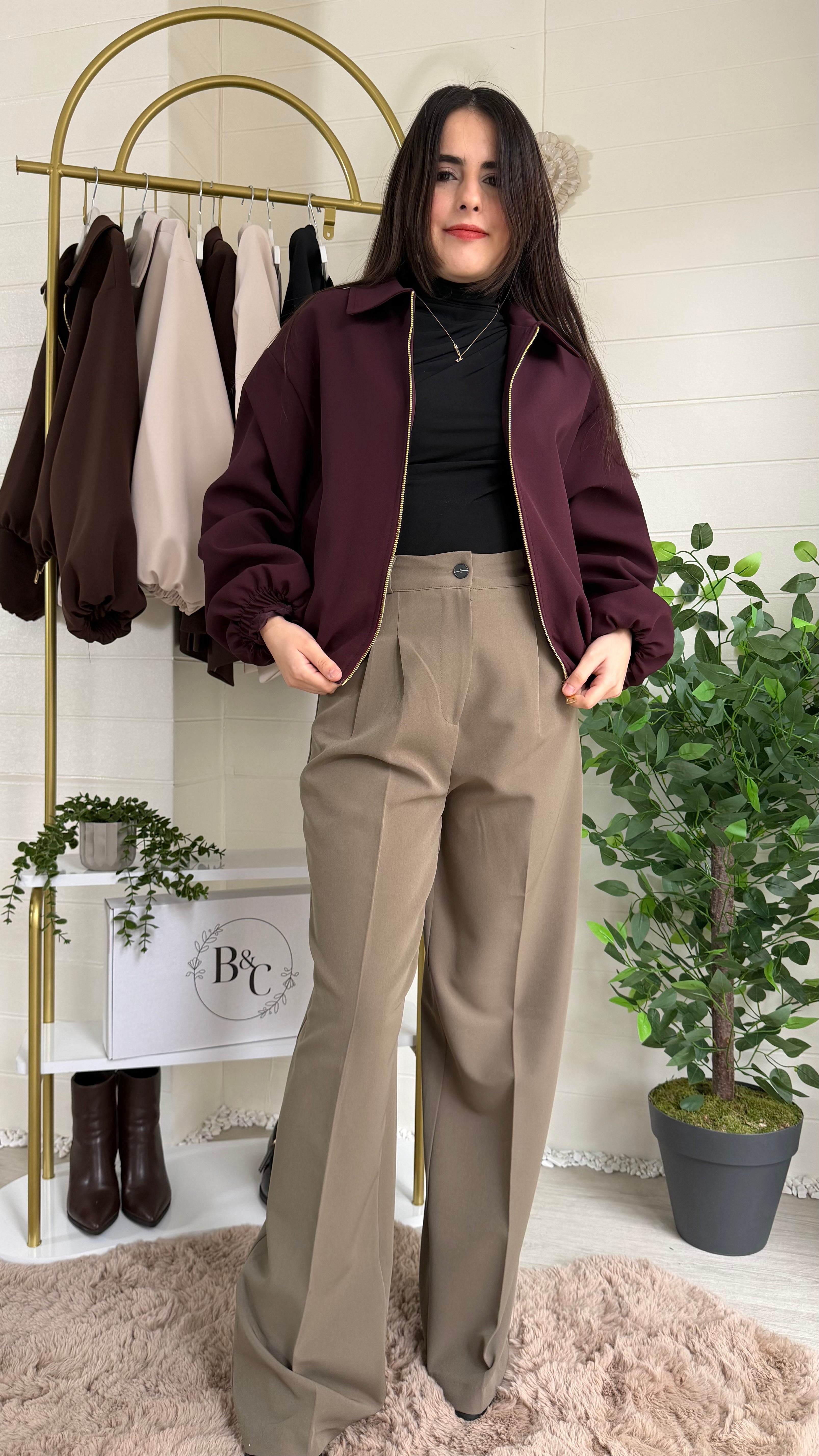 Duble Bel Kol Lastikli Mont