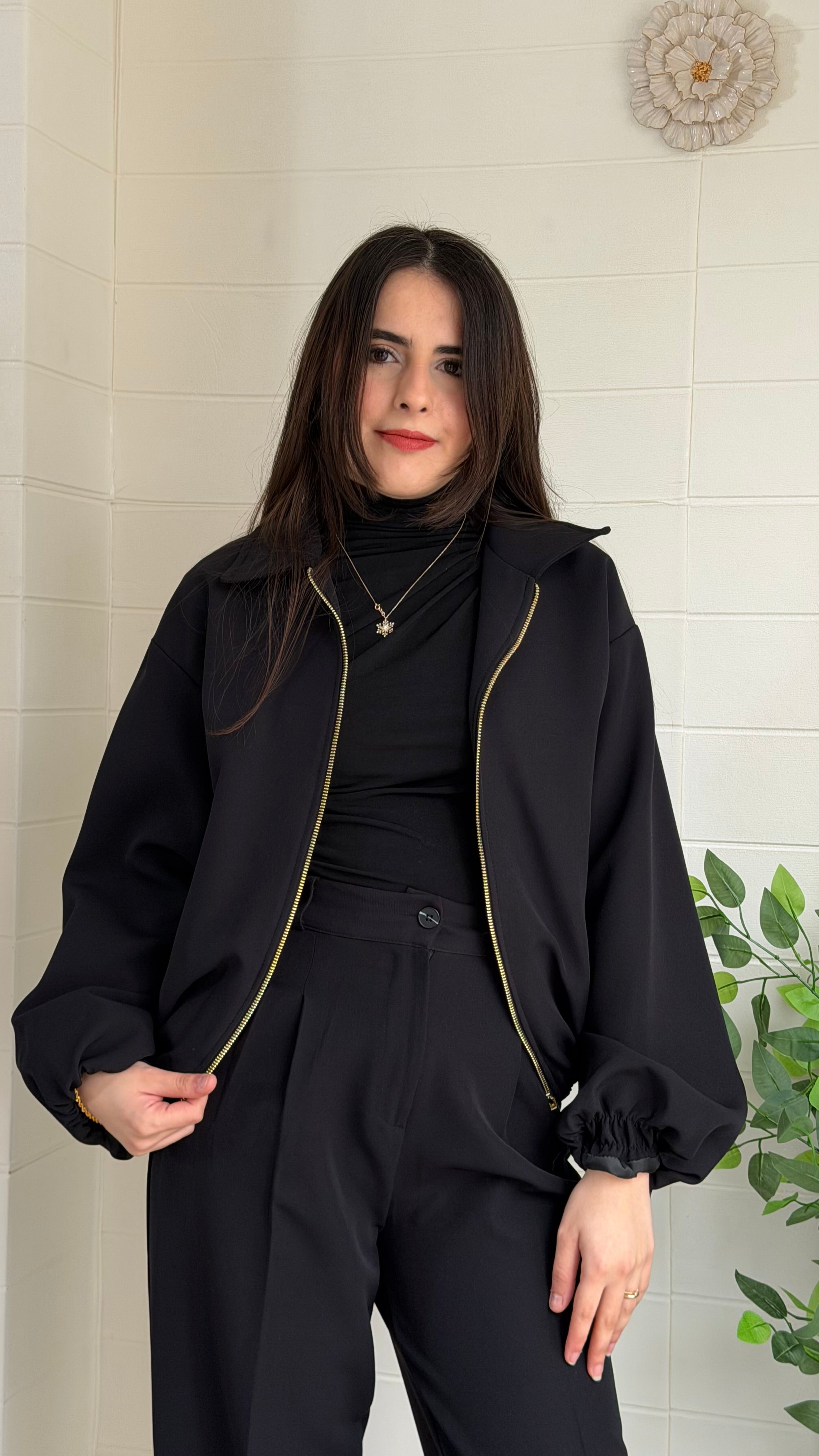 Duble Bel Kol Lastikli Mont