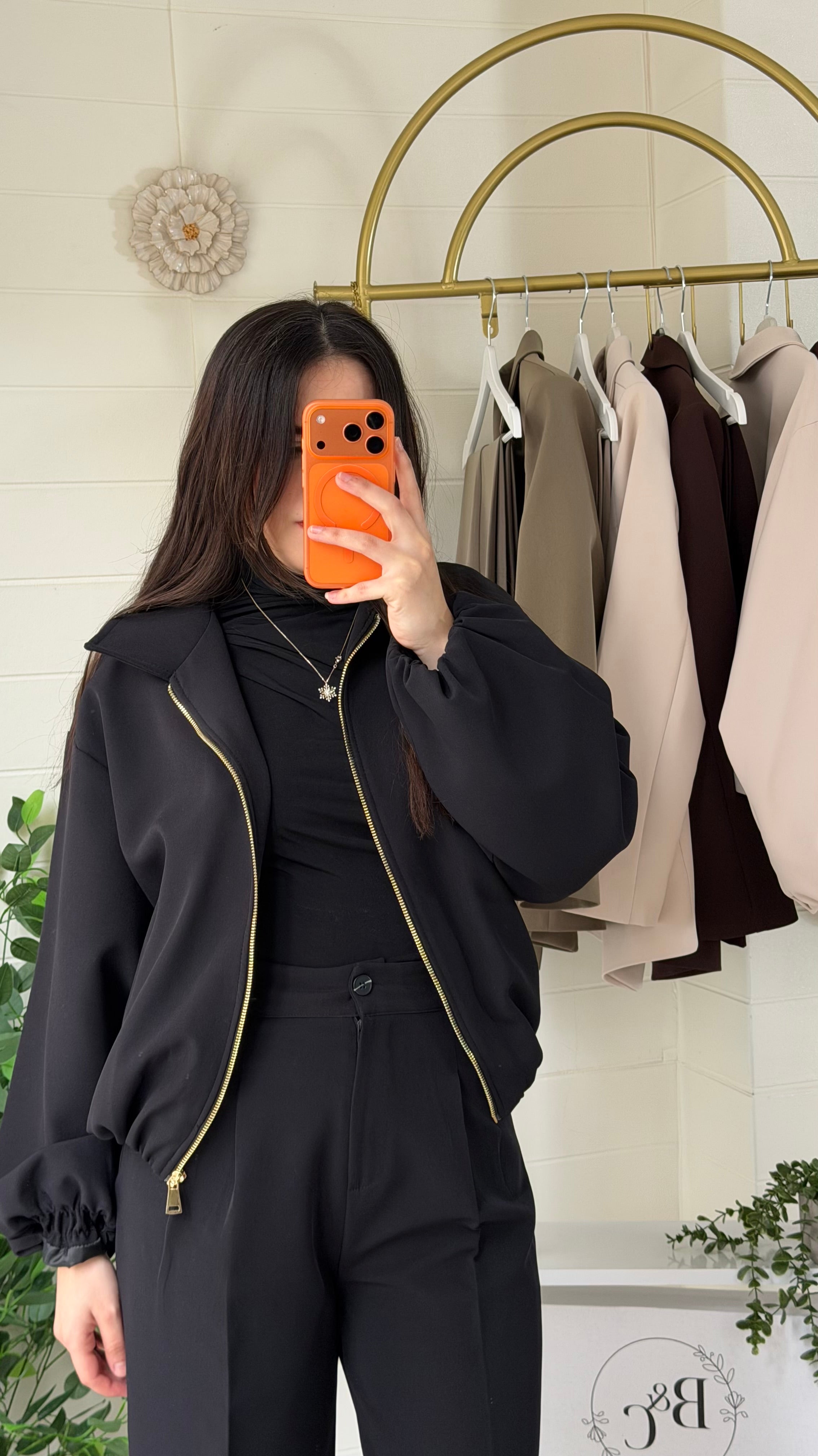 Duble Bel Kol Lastikli Mont