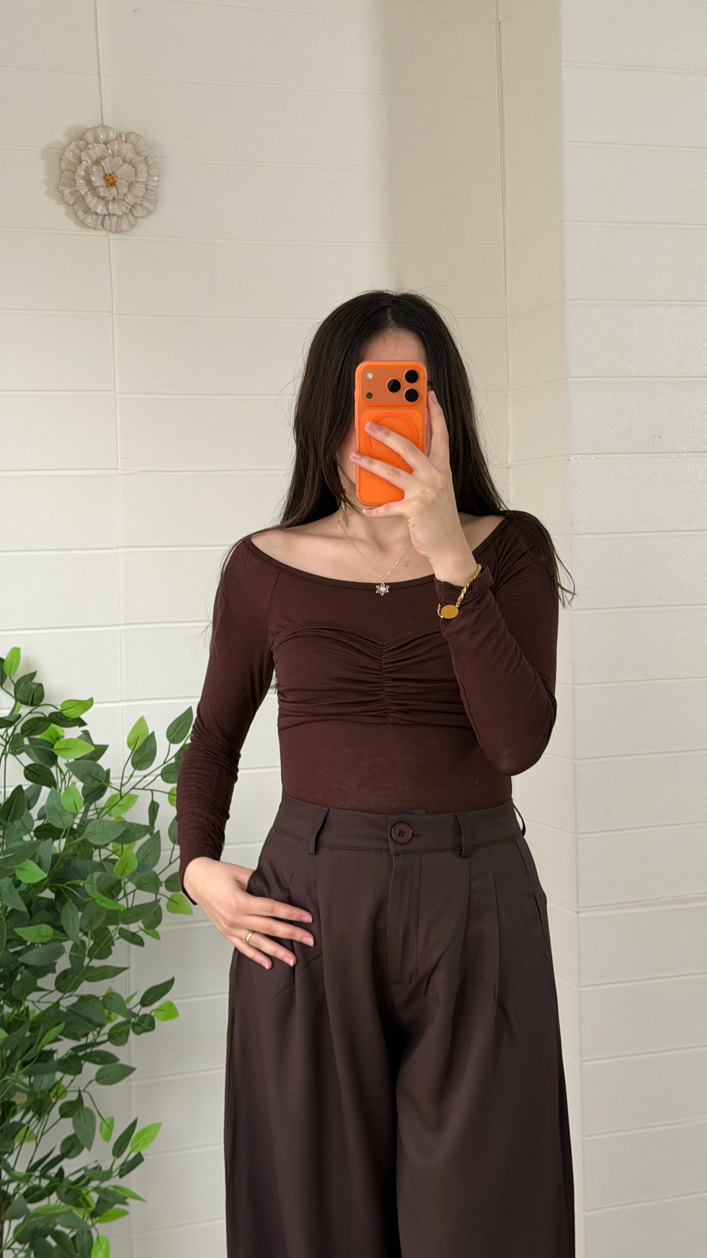 Göğsü Sütyen Transparan Bluz