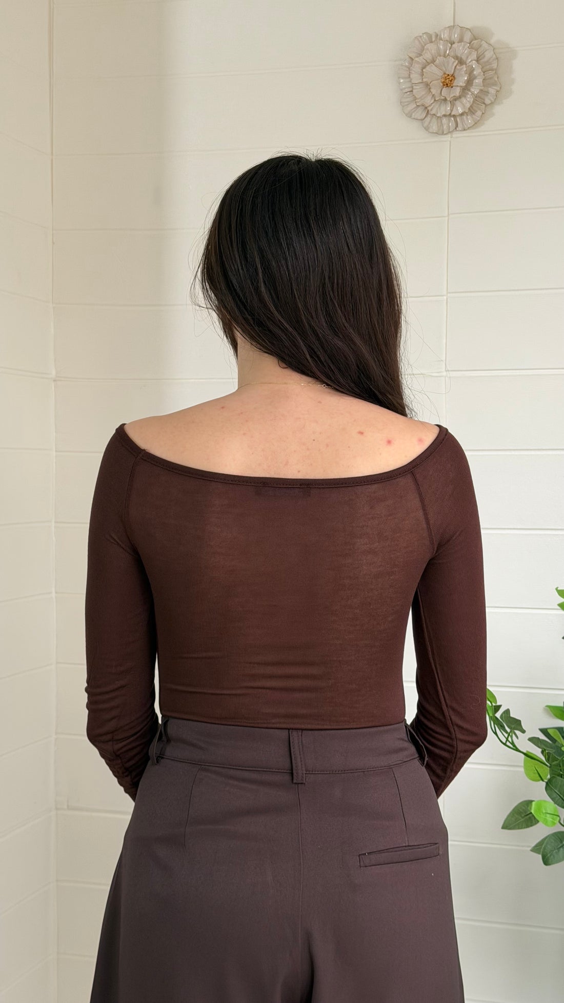 Göğsü Sütyen Transparan Bluz