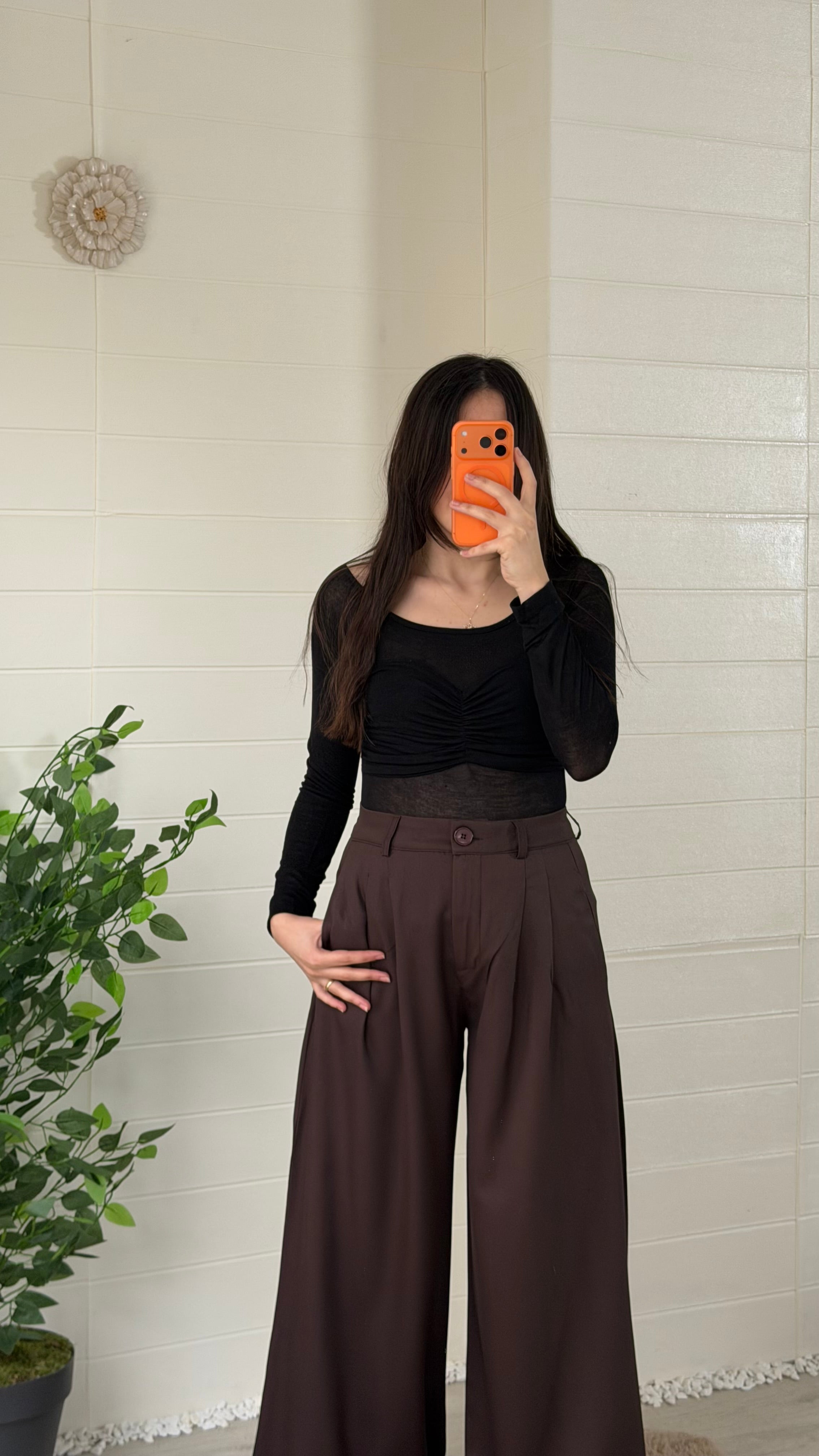 Göğsü Sütyen Transparan Bluz