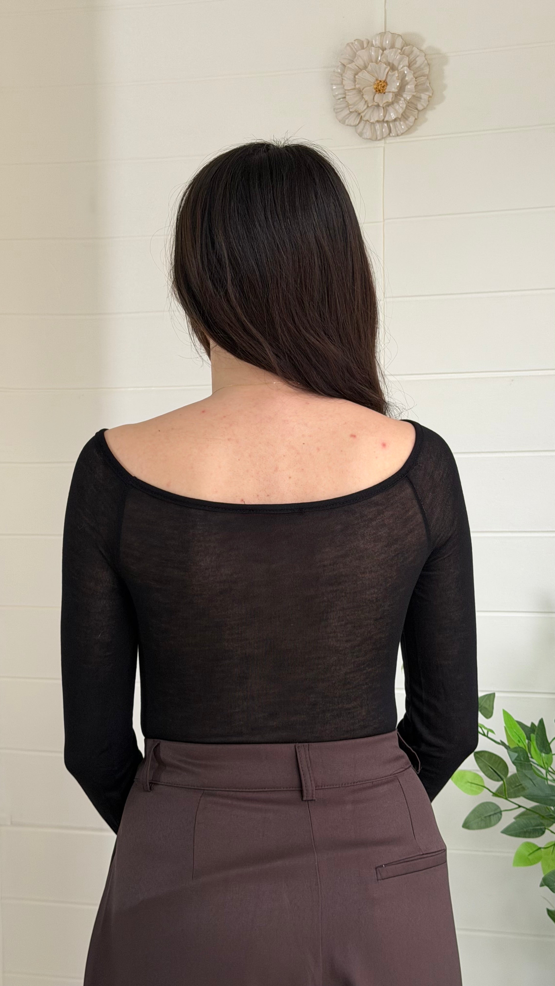 Göğsü Sütyen Transparan Bluz