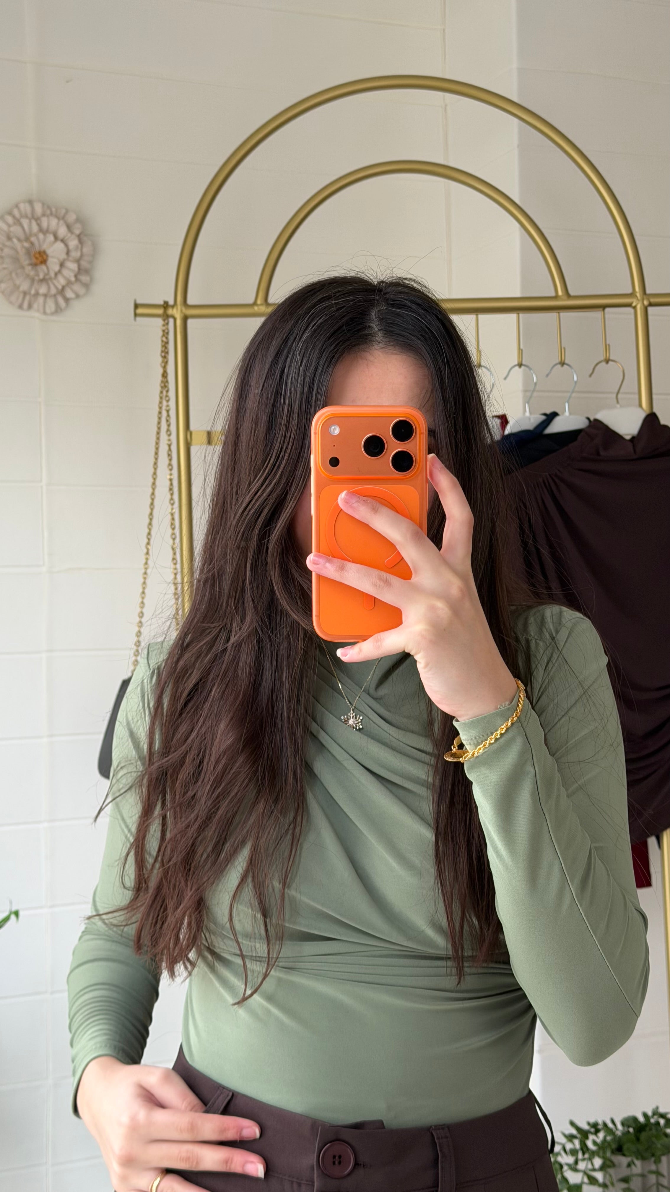 Omuz ve Bel Pile Bluz