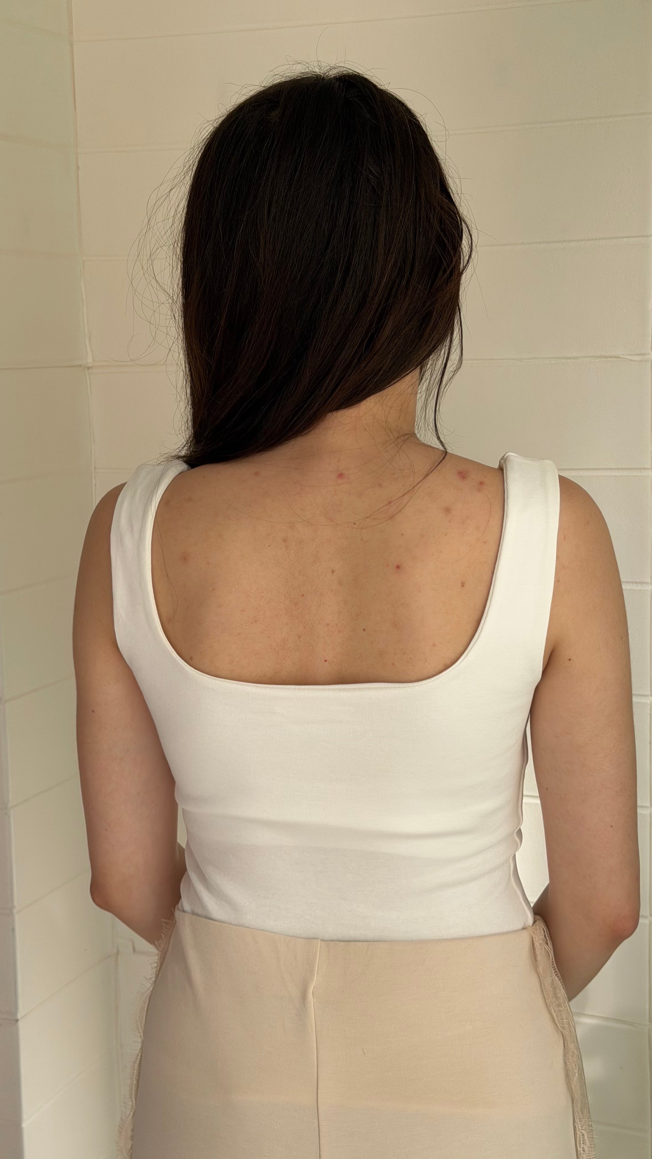 Askılı Kare Yaka Body Ribana