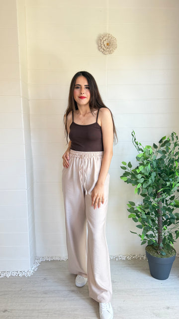 Keten Bol Paça Pantolon