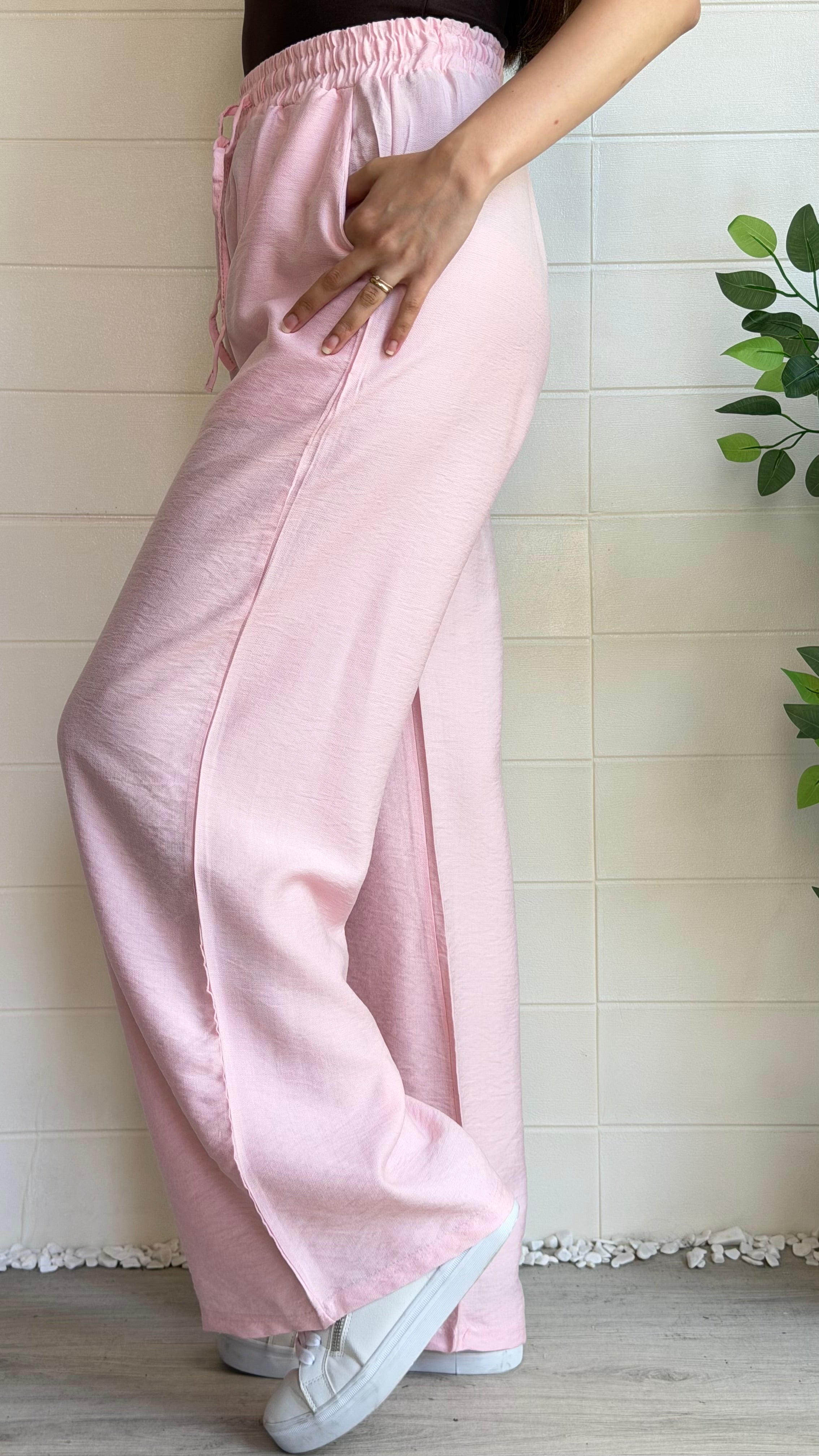 Keten Bol Paça Pantolon