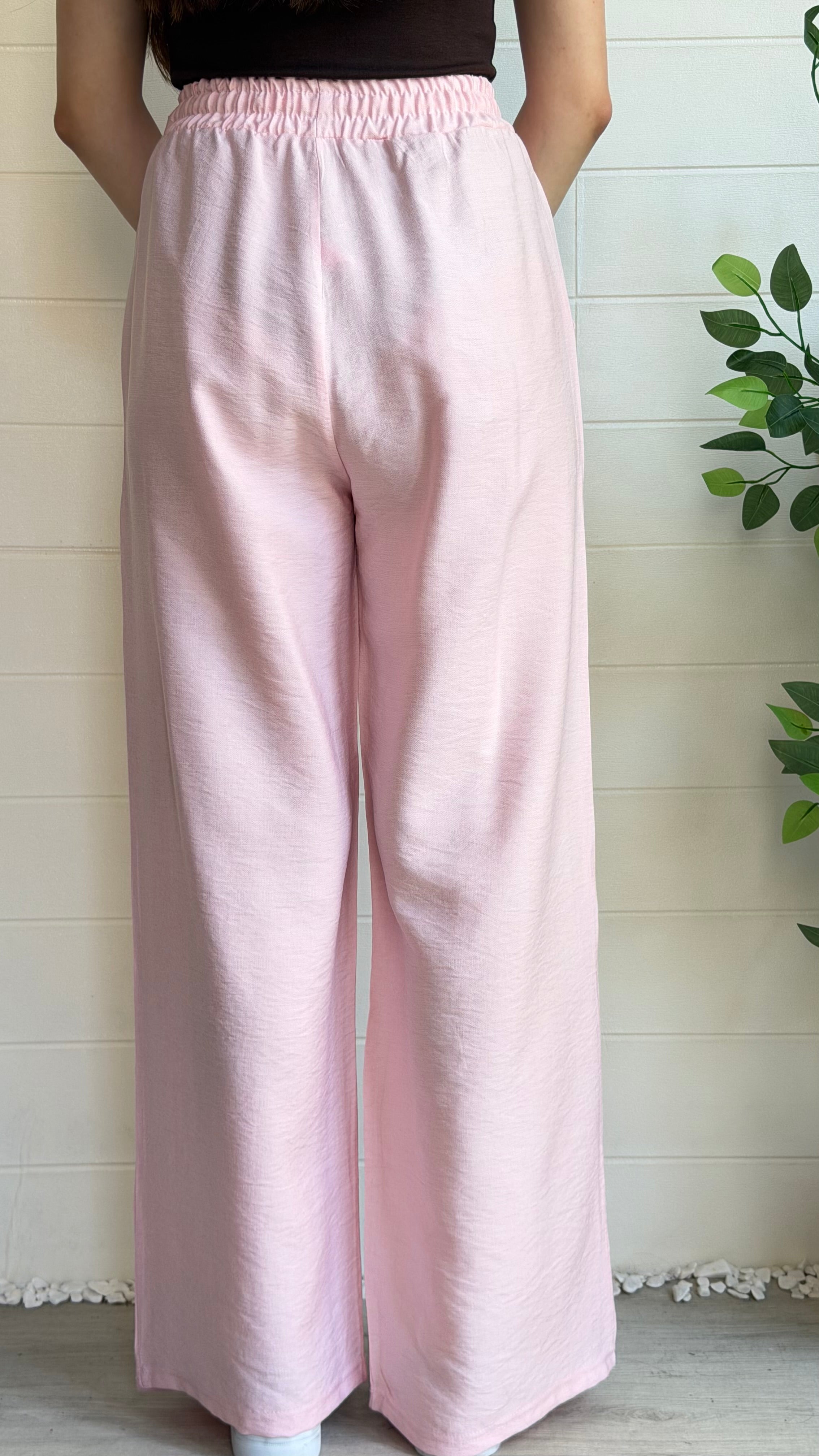 Keten Bol Paça Pantolon