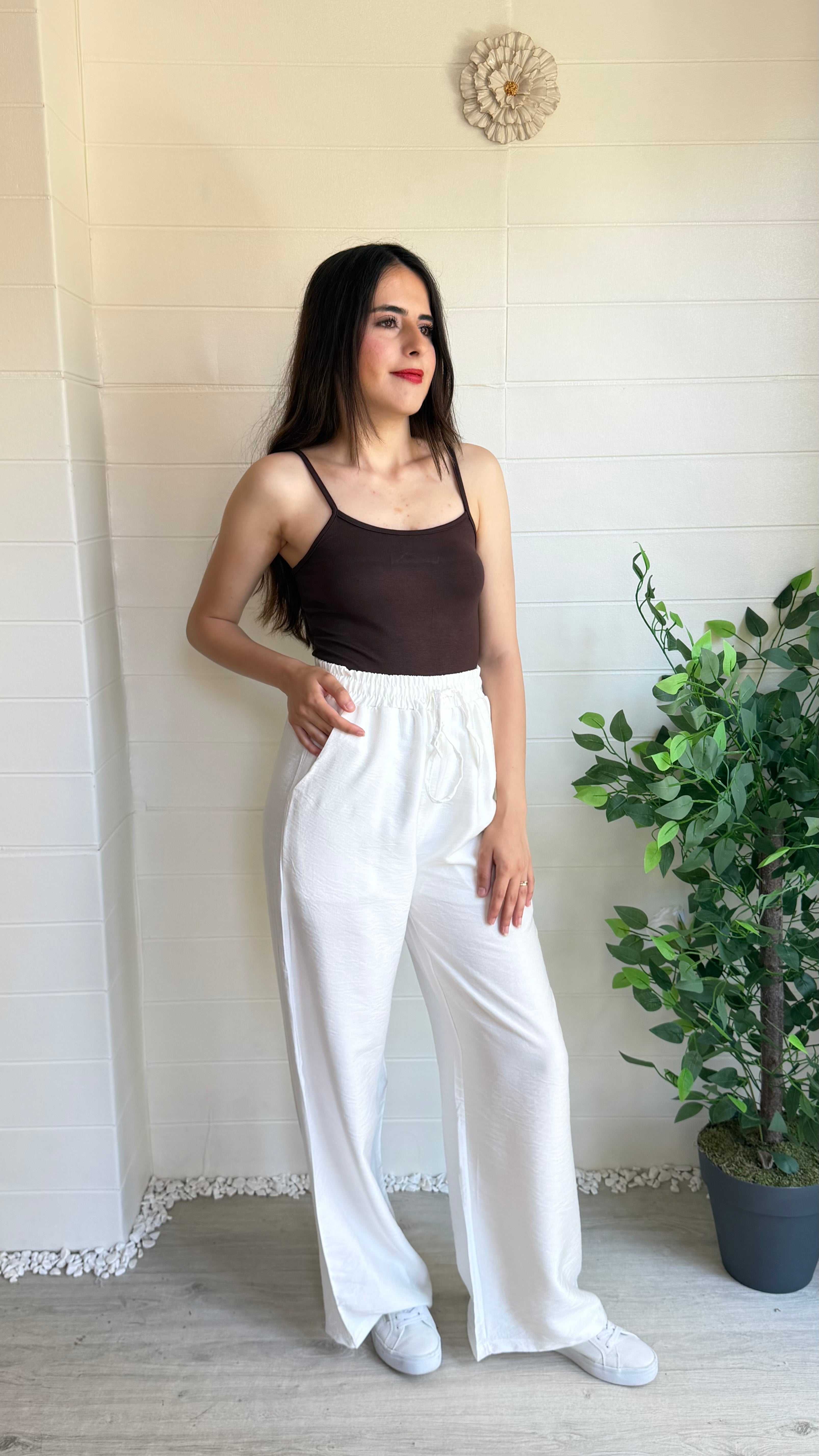 Keten Bol Paça Pantolon