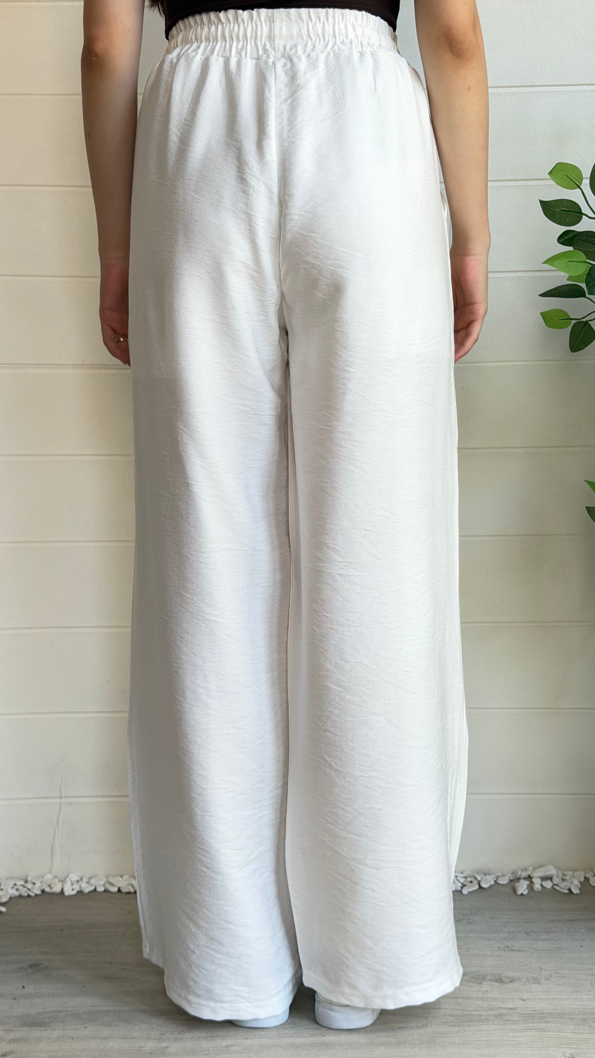 Keten Bol Paça Pantolon